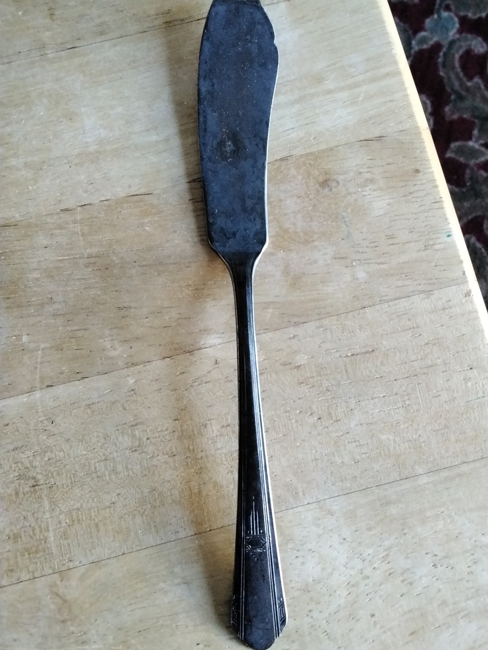 Vintage Silver Plated Cheese Knife - Oneida